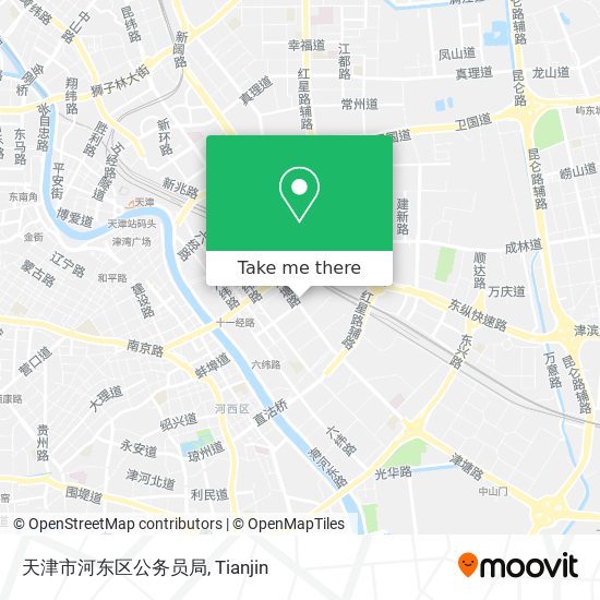 天津市河东区公务员局 map