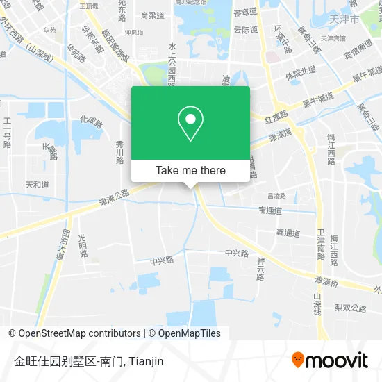 金旺佳园别墅区-南门 map