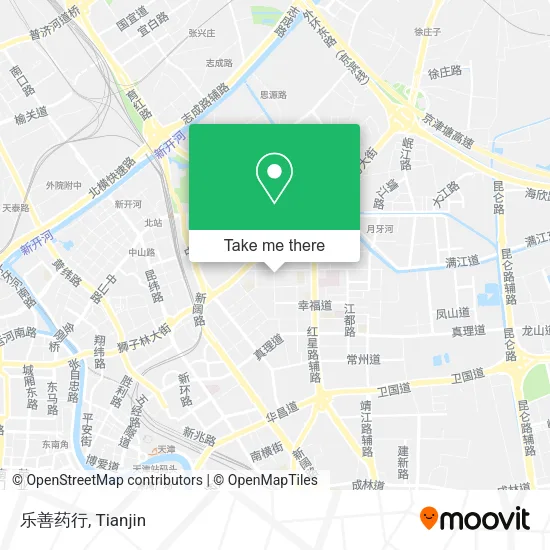 乐善药行 map