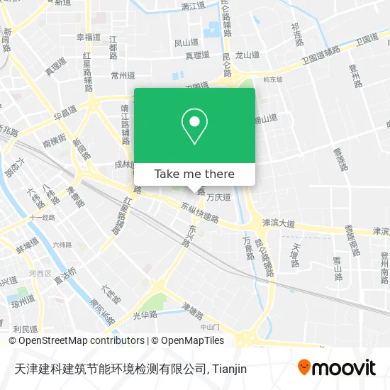天津建科建筑节能环境检测有限公司 map