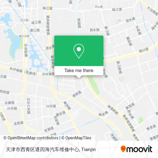 天津市西青区通四海汽车维修中心 map