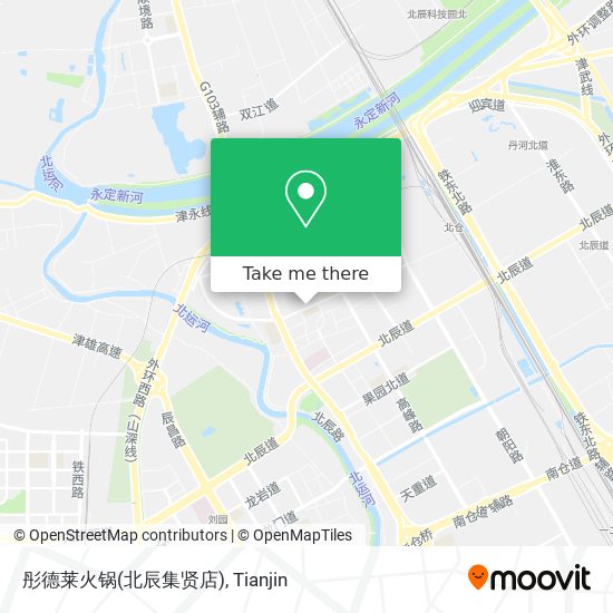 彤德莱火锅(北辰集贤店) map