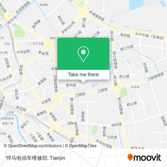 悍马电动车维修部 map