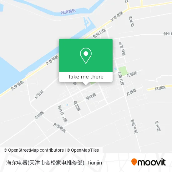 海尔电器(天津市金松家电维修部) map