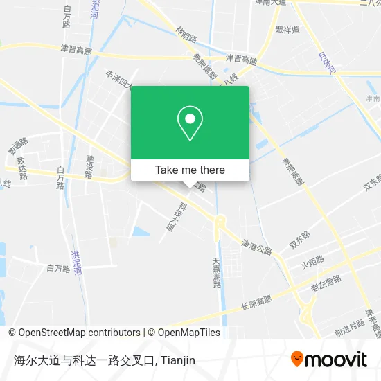 海尔大道与科达一路交叉口 map