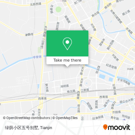绿荫小区五号别墅 map