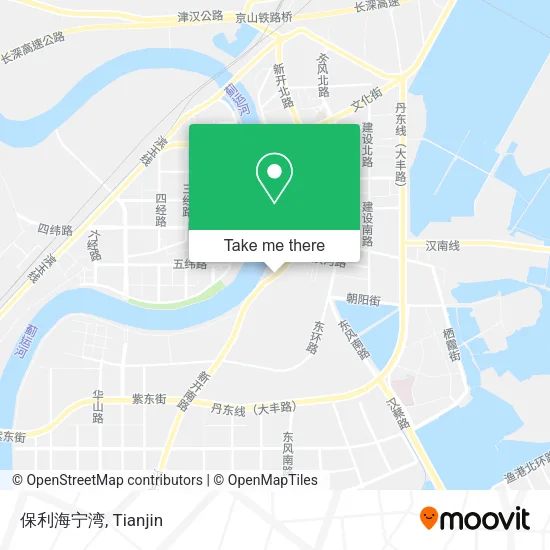 保利海宁湾 map
