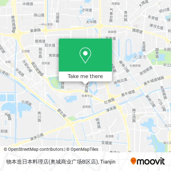 物本造日本料理店(奥城商业广场B区店) map