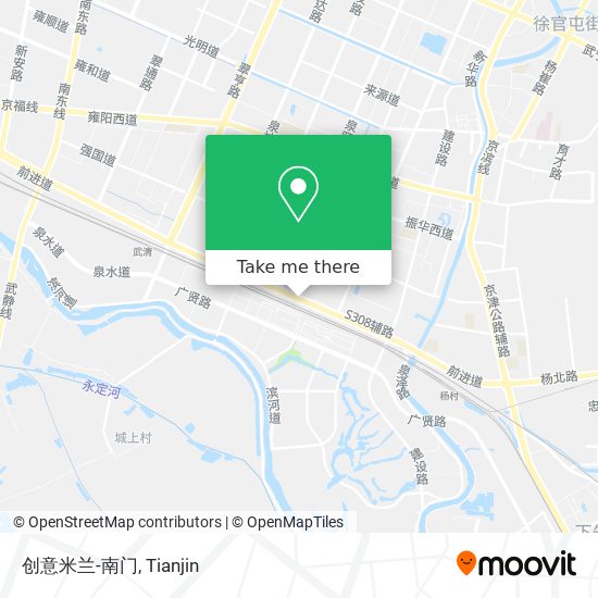 创意米兰-南门 map