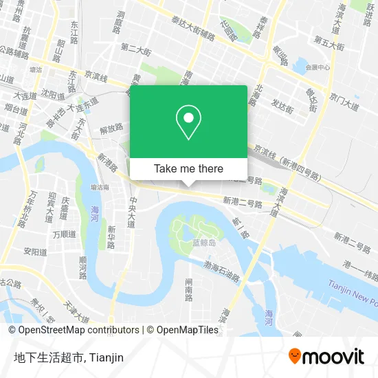 地下生活超市 map