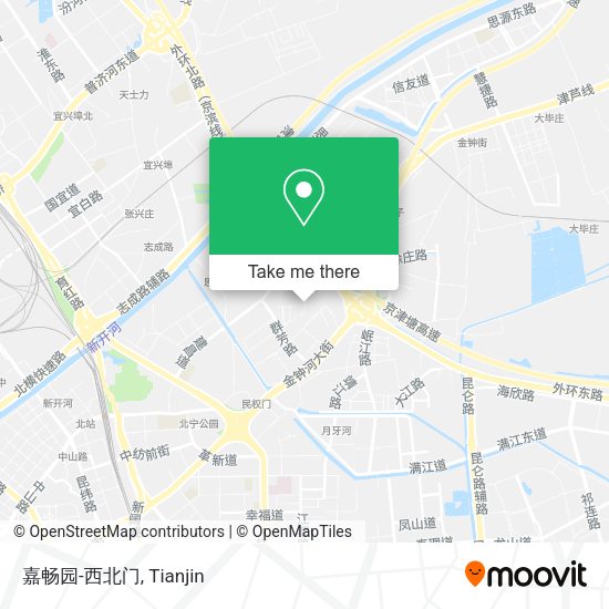 嘉畅园-西北门 map