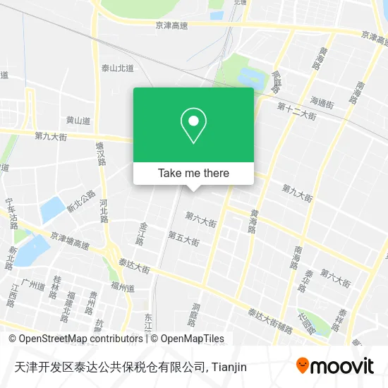 天津开发区泰达公共保税仓有限公司 map