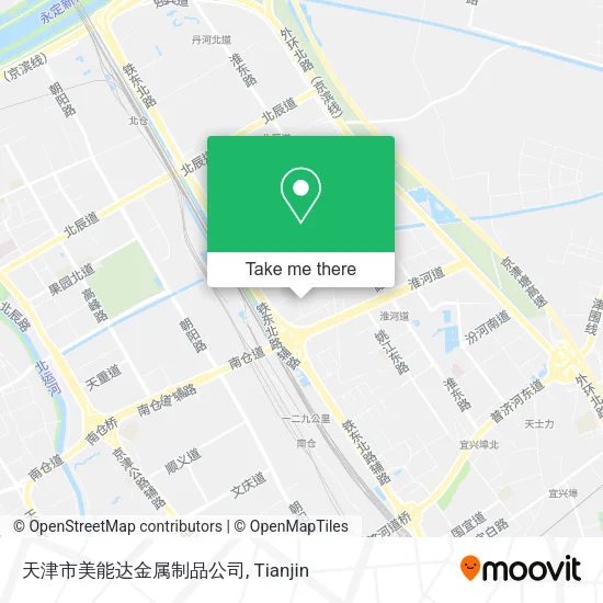 天津市美能达金属制品公司 map
