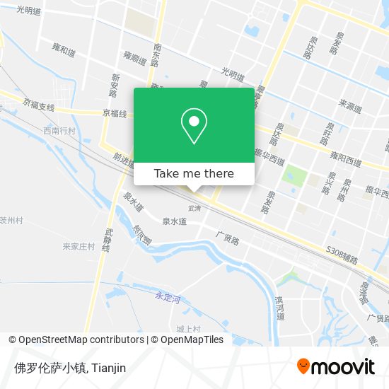 佛罗伦萨小镇 map