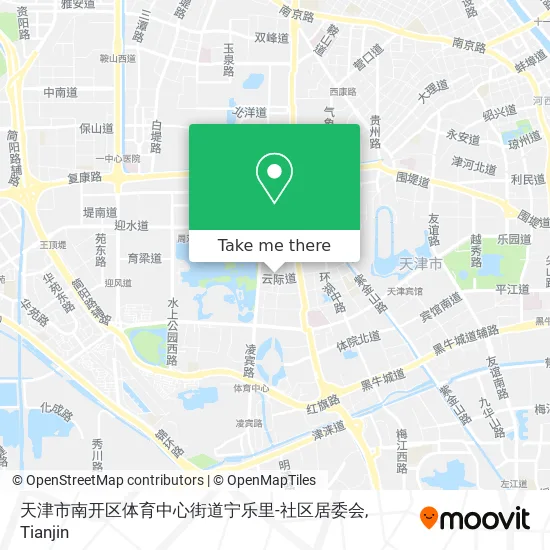 天津市南开区体育中心街道宁乐里-社区居委会 map