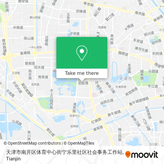 天津市南开区体育中心街宁乐里社区社会事务工作站 map