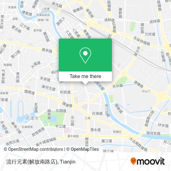 流行元素(解放南路店) map