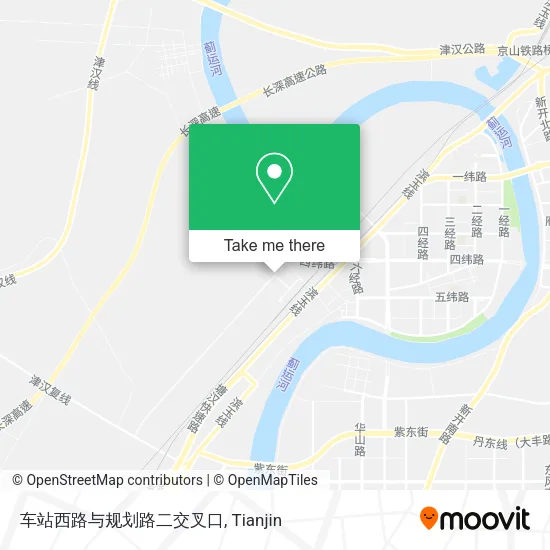 车站西路与规划路二交叉口 map