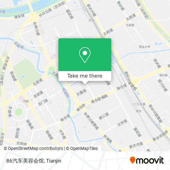 86汽车美容会馆 map