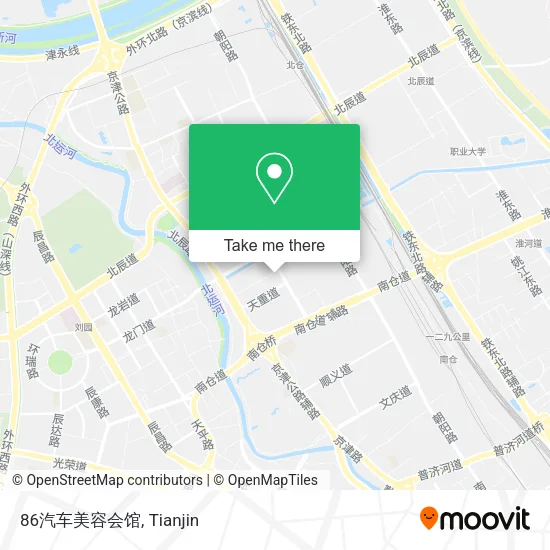 86汽车美容会馆 map