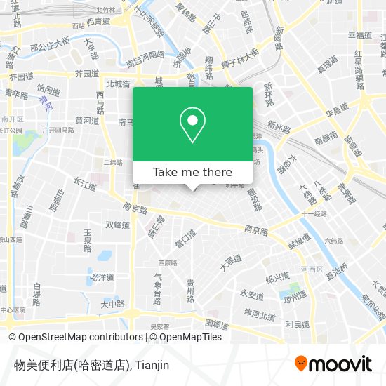 物美便利店(哈密道店) map