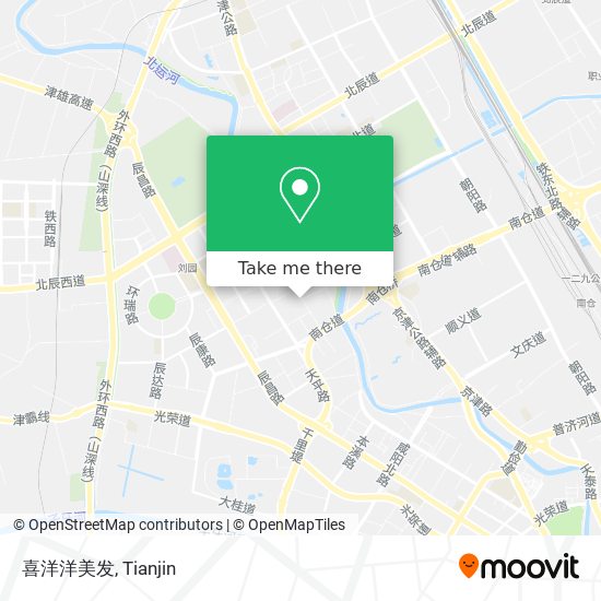 喜洋洋美发 map