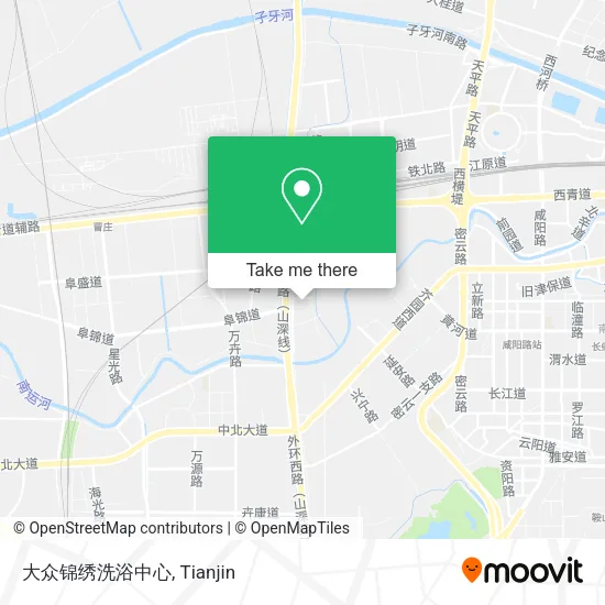 大众锦绣洗浴中心 map