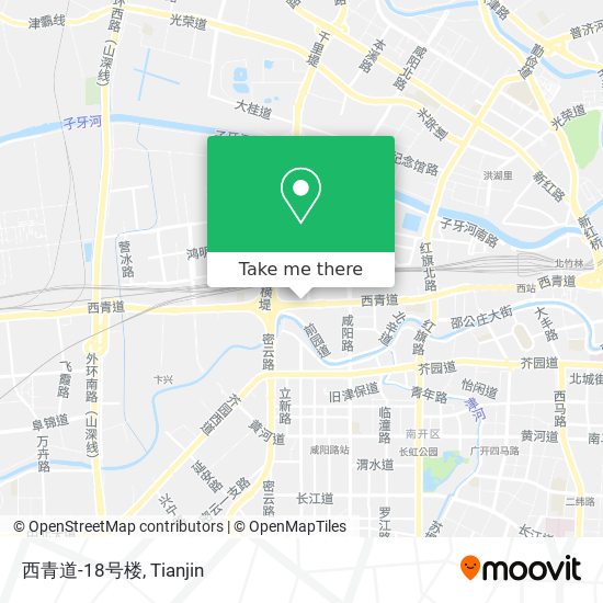 西青道-18号楼 map