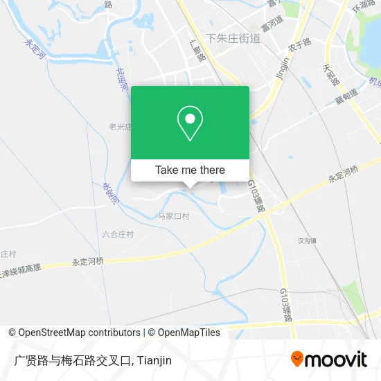 广贤路与梅石路交叉口 map