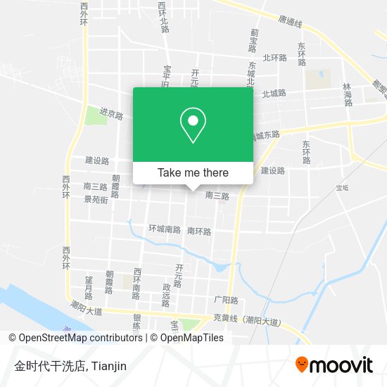金时代干洗店 map