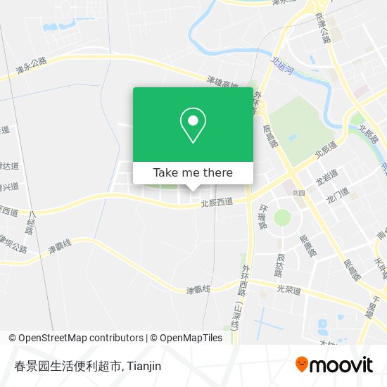 春景园生活便利超市 map