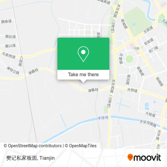 樊记私家板面 map