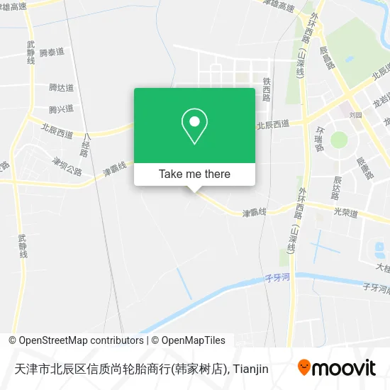 天津市北辰区信质尚轮胎商行(韩家树店) map