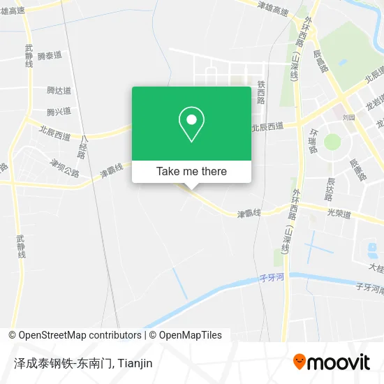 泽成泰钢铁-东南门 map