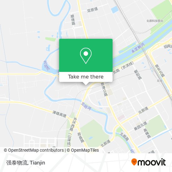 强泰物流 map