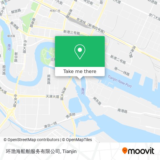 环渤海船舶服务有限公司 map
