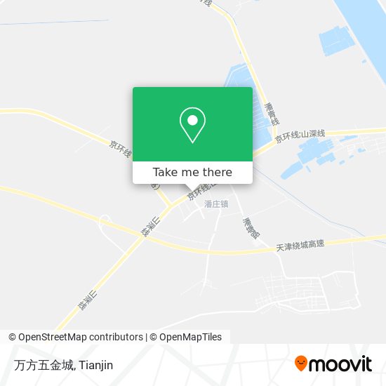 万方五金城 map