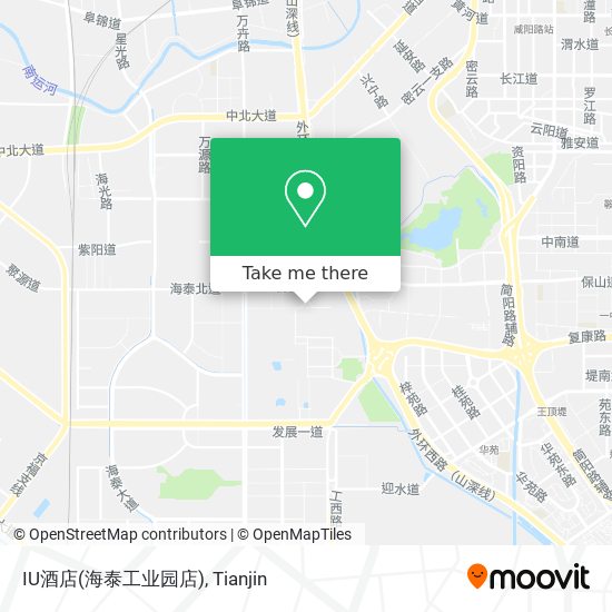 IU酒店(海泰工业园店) map