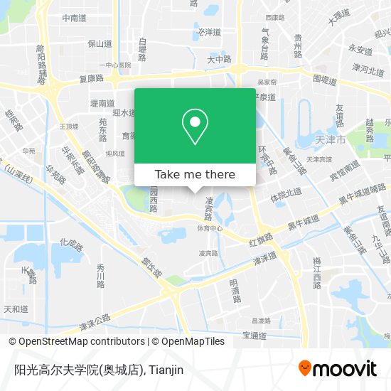 阳光高尔夫学院(奥城店) map