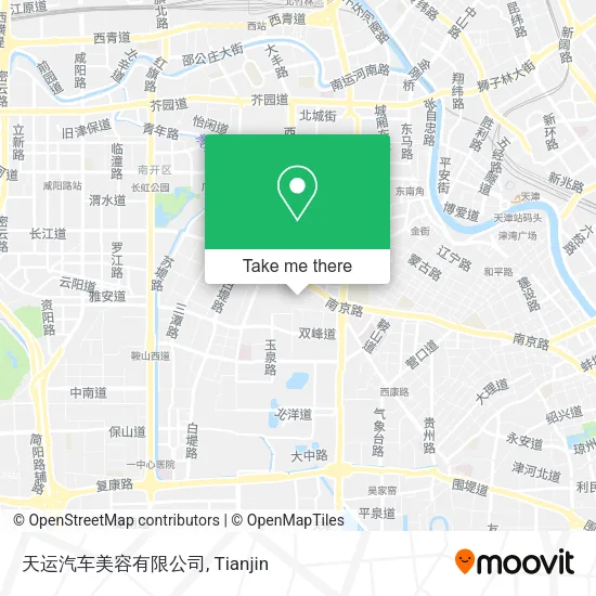 天运汽车美容有限公司 map