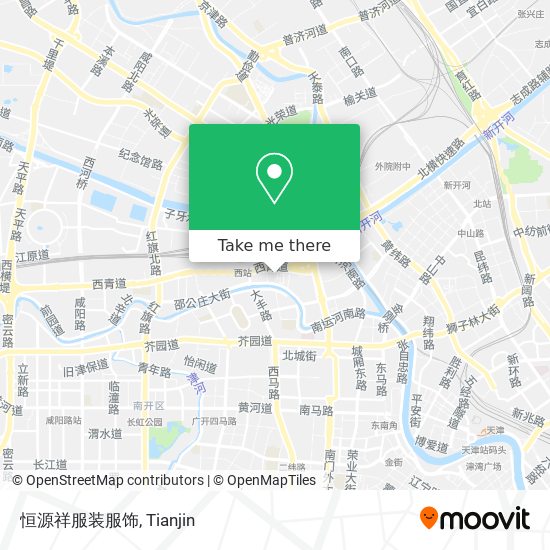 恒源祥服装服饰 map
