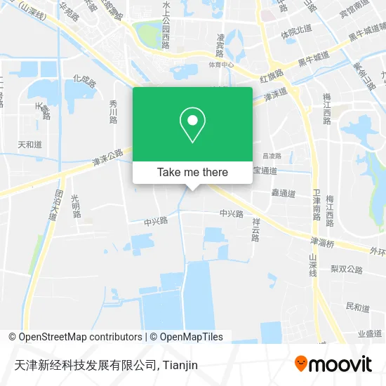 天津新经科技发展有限公司 map