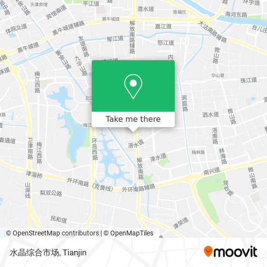 水晶综合市场 map