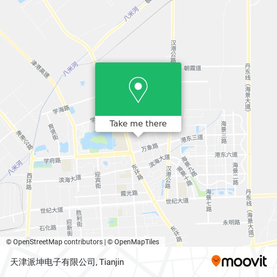 天津派坤电子有限公司 map