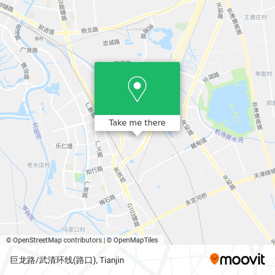 巨龙路/武清环线(路口) map