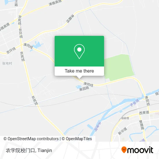 农学院校门口 map
