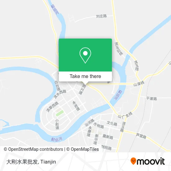 大刚水果批发 map
