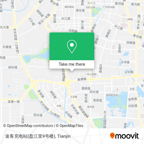 途客充电站(盈江里9号楼) map