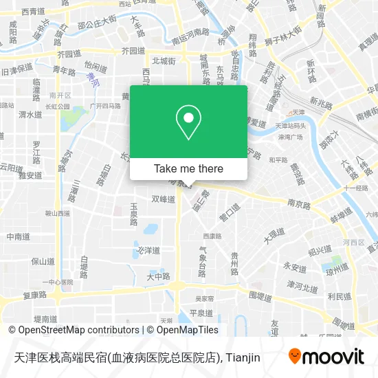 天津医栈高端民宿(血液病医院总医院店) map