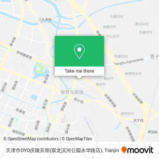 天津市OYO庆隆宾馆(双龙滨河公园永华路店) map